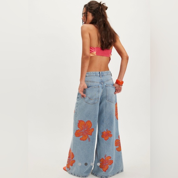 Free People Palisades Wide Leg Jeans - Picture 2 of 10